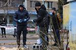 София - Жена намушка двама мъже в центъра на София