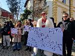 София - Шествие в подкрепа на протестиращите в Сърбия