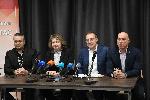 Бургас - Наталия Киселова и министърът на труда и социалната политика Борислав Гуцанов