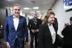 Бургас - Наталия Киселова и министърът на труда и социалната политика Борислав Гуцанов
