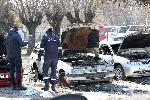 София - Опожарени автомобили