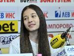 София -  Брифинг на европейската шампионка по карате Адриана Бояджиева