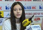 София -  Брифинг на европейската шампионка по карате Адриана Бояджиева