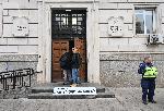 София -  Протест пред Столична община - срещу закриването на нощни автобусни линии