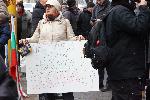 Протест пред сградата на Комисията за енергийно и водно регулиране срещу високите сметки на ток и вода