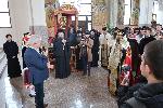 Монтана - посрещане на митрополит Пахомий