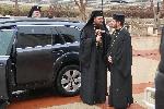 Монтана - посрещане на митрополит Пахомий