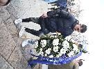 Софияв - ПФК-Левски - поднасяне на цветя пред паметника на Апостола