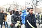 Софияв - ПФК-Левски - поднасяне на цветя пред паметника на Апостола