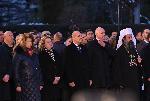 Възпоменателната церемония-поклонение пред Паметника на  Васил Левски  в столицата