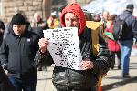 София - Протест на партия Възраждане срещу еврото пред БНБ