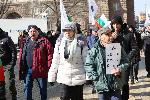 София - Протест на партия Възраждане срещу еврото пред БНБ