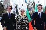 София - Протест на партия Възраждане срещу еврото пред БНБ