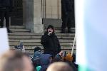 София - Протест на партия Възраждане срещу еврото пред БНБ
