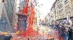София - Протест на партия Възраждане срещу еврото пред Дома на Европа