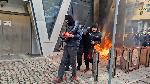 София - Протест на партия Възраждане срещу еврото пред Дома на Европа