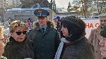София – Поднасяне на цвета пред паметника-костница в столичния квартал „Лозенец“