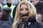 София - протест пред сградата на парламента -за запазване на българския лев