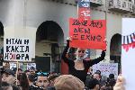 Солун - митинг-протест - две години от влакова катастрофа
