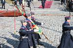 София - Церемония по издигане на националното знаме по случай Трети март на Паметника на Незнайния воин