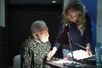 Бургас - лекция и актьорско изпълнение на Лиза Боева и Ицко Финци