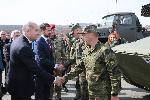 Ямбол - Сливен-полигон Ново село, посещение на президентите Румен Радев и Яков Милатович