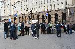 Гражданска инициатива "Будители" вдигнаха протест пред сградата на Народното събрание