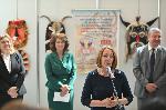 София – изложба на кукерски маски в парламента