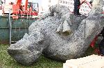Враца - Демонтаж на паметника на Христо Ботев