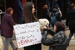 Перник - протест срещу изтезаването на животни