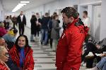 В коридора на болница "Пирогов" днес продължава кръводарителската акция за пациентите от Северна Македония
