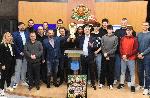 Варна  - Баскетбол - Черно море показа купата по баскетбол на кмета