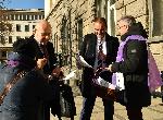 София - Протест на КНСБ пред парламента