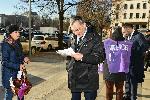 София - Протест на КНСБ пред парламента