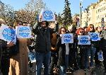 София - Протест на КНСБ пред парламента