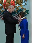 Орден "Мадарски конник" за посланика на Италия Джузепина Дзара