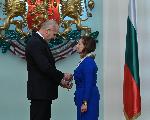 София - президент-посланик на Италия-награждаване с орден Мадарски конник