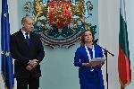 София - президент-посланик на Италия-награждаване с орден Мадарски конник