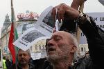 София - протест на МЕЧ - пред парламента