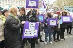 София - Протест на персонала от психиатричните болници пред Министерство на здравеопазването