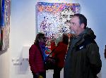 София – Откриване изложбата Колелото на живота на Хубен Черкелов