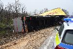 Плевен - Луковит-Телиш-катастрофа с ТИР на пътя Телиш - Радомирци