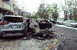 Бургас - опожарени автомобили