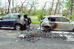Бургас - опожарени автомобили