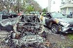 Бургас - опожарени автомобили
