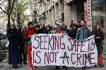 София - протест пред "Миграци"- в защита на Абдулрахман ал Халиди