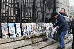 Сдружение "Ангели на пътя" с протест срещу катастрофите на пътищата и загиналите деца, правосъдният министър и шефът на АПИ се срещнаха с гражданите