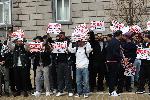 София - протест на ресторантьори - затворени заведения на бул.Витоша -площад Ал.Невски