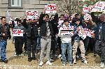 София - протест на ресторантьори - площад Александър Невски