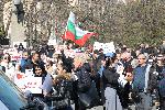 София - протест на ресторантьори - затворени заведения на бул.Витоша -площад Ал.Невски